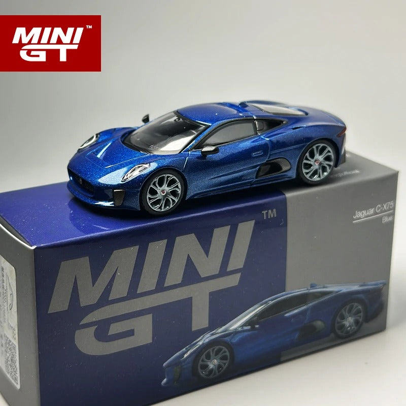 MINIGT 1:64 Jaguar C-X75 Blue