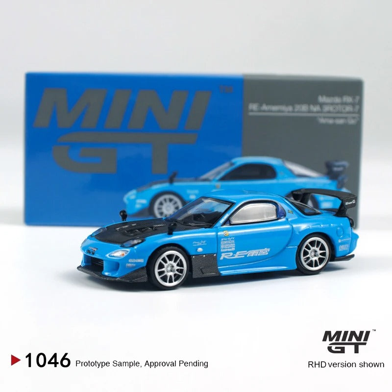 MINIGT 1:64 Mazda RX-7 RE-Amemiya 20B NA 3ROTOR-7 "Ama-san Go"