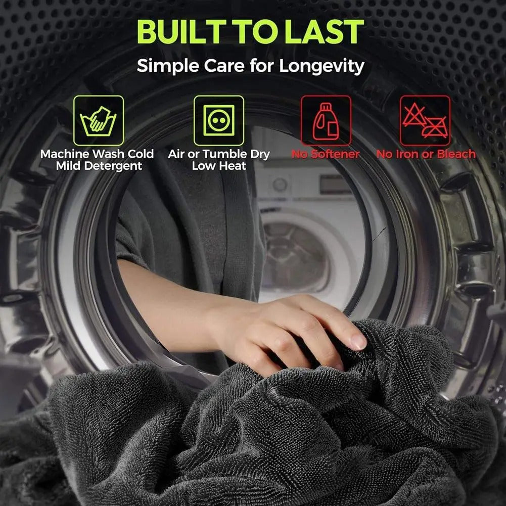1400GSM Full Size Microfibre Car Drying Towel High