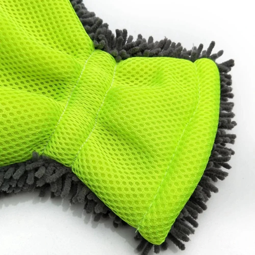 Premium 5 Finger Car Cleaning Soft Microfibre Mitt Gloves