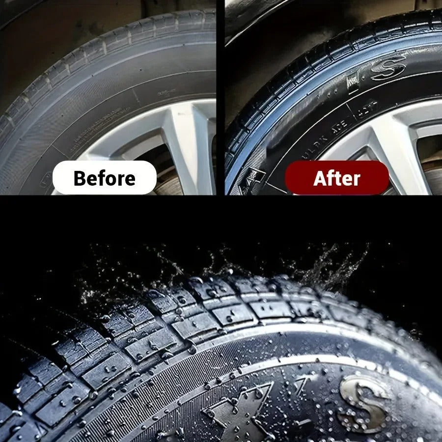 Black Durable Tyre Protection and Shine